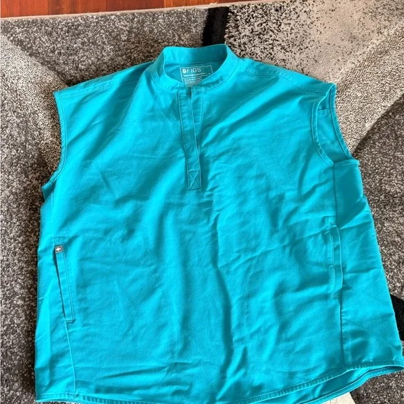 Figs Teal Technical Collection Top - Picture 2 of 3